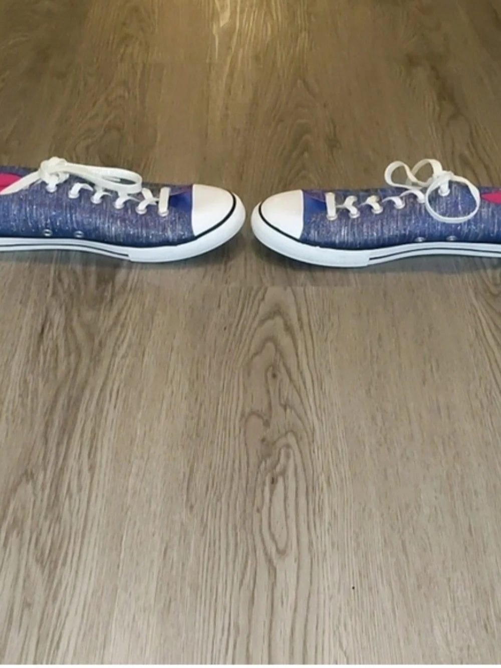 Converse Kids Low Top Sneakers - Sparkly Purple